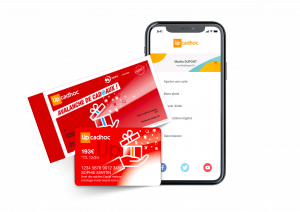 La solution UpCadhoc sur mobile, chèque et carte