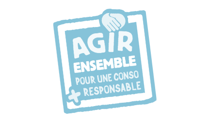 Logo du programme Agit Ensemble pour une conso plus responsable